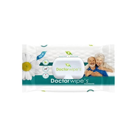 Wet Sanitary Napkins for incontinence, 72 pieces, Doctor Wipe's