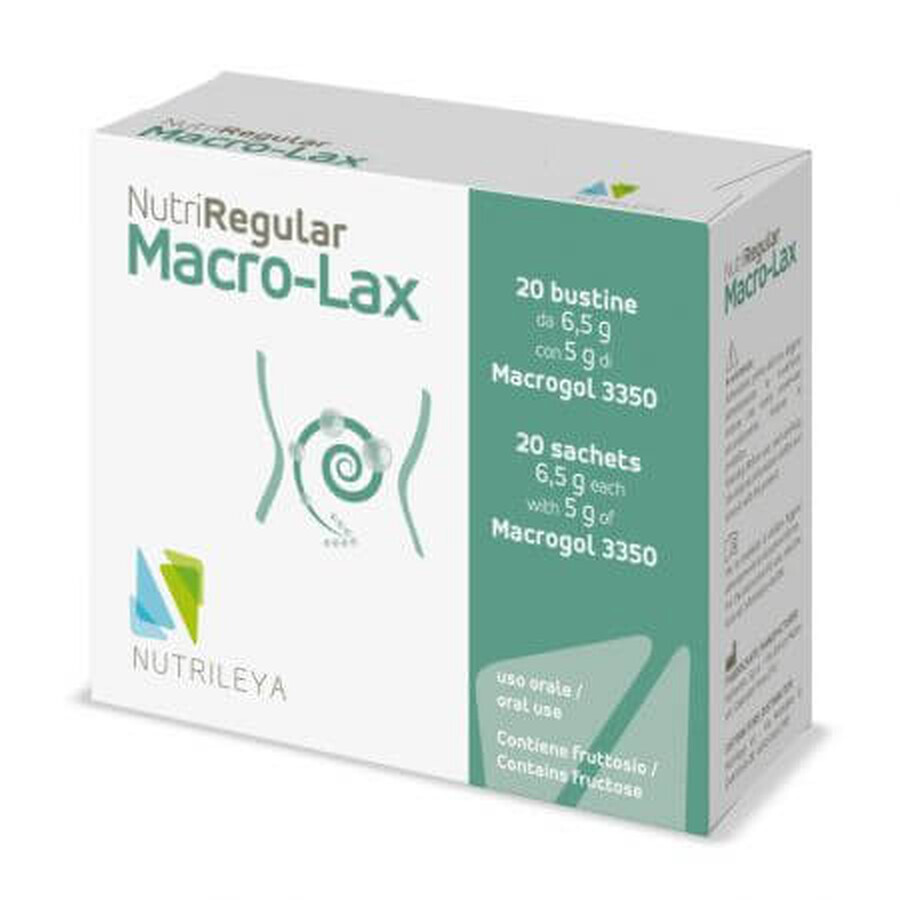 Nutriregular Macro-Lax, 20 Portionsbeutel, Nutrileya