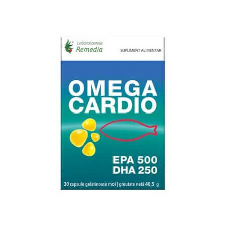 Omega Cardio, 30 softgels, Remedia