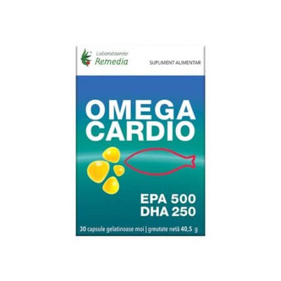 Omega Cardio, 30 gélules, Remedia
