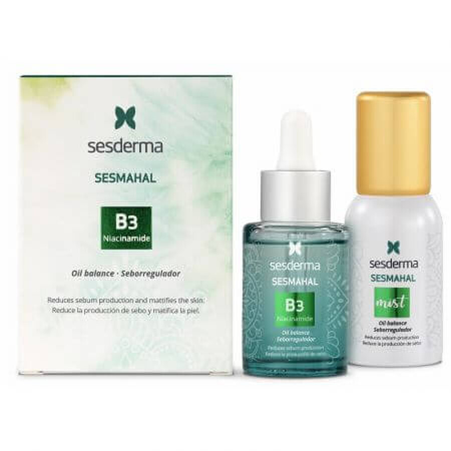 Sesderma Sesmahal Niacinamide B3 Serum Pack, 30 ml + Liposomaal Vitamine B5 Nevel Serum, 30 ml