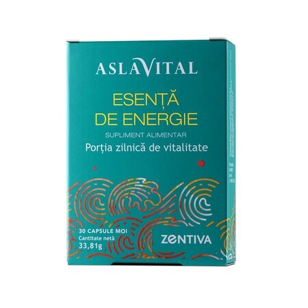 Essence of Energy, Aslavital Dagelijkse Vitaliteit Portie, 30 softgels, Zentiva