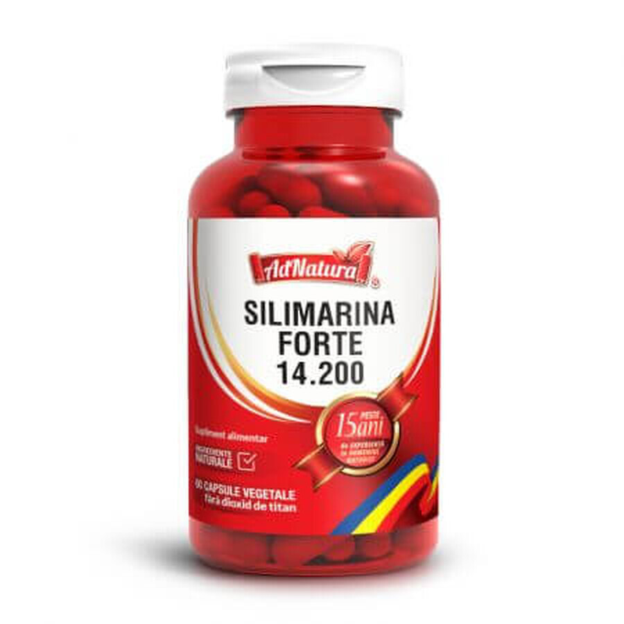 Silymarin Forte, 14.200, 60 gélules, AdNatura