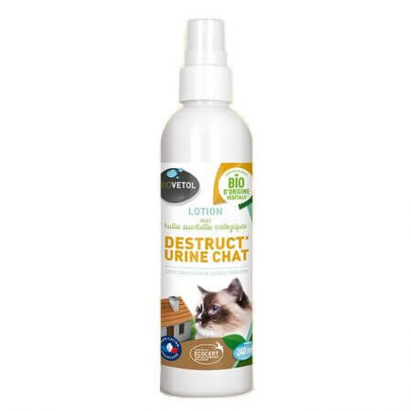 Bio spray to remove the smell of cat urine, 240 ml, Biovetol