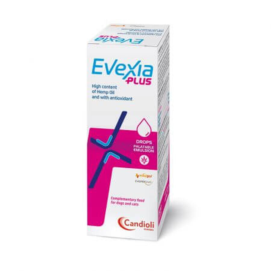 Voedingssupplement voor honden en katten Evexia Plus, 40 ml, Candioli