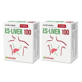 Es-Liver 100, 30 capsules + 30 capsules, 1+1, Parapharm