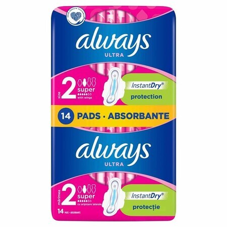 Always Ultra Super Absorbents, 14 pezzi, P&G