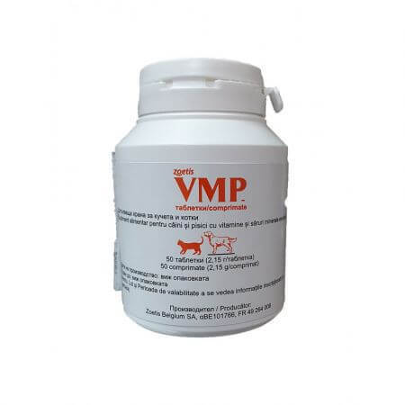 VMP Vitaminen Honden &amp; Katten, 50 tabletten, Zoetis