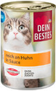 Dein Bestes Wet kattenvoer kip in saus, 415 g