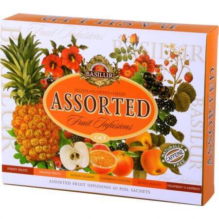 Ceai Fruit Infusion Assorted, 40 plicuri, Basilur