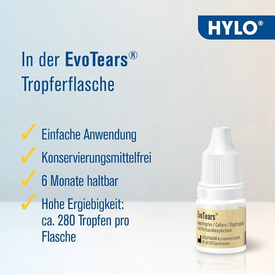 EvoTears, 3 ml, Ursapharm