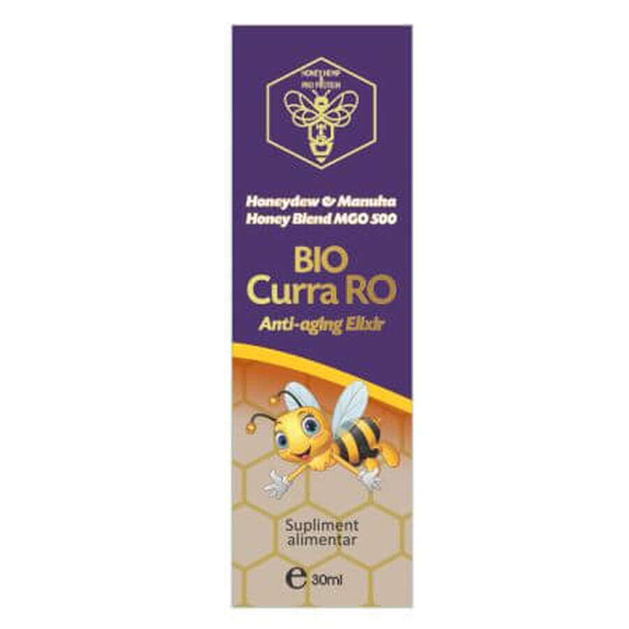 Bio Curra RO Honingdauw &amp; Manuka Honing Mix MGO 500, 30 ml, Alcos Bioprod