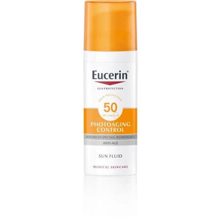 Eucerin Photoaging Anti-Rimpel Beschermende Emulsie met SPF 50+ Medium, 50 ml