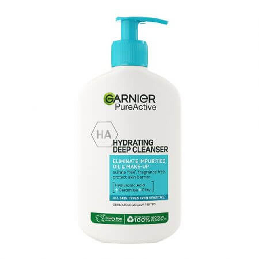 Pure Active Hyaluronzuur Hydraterende Reinigingsgel, 250 ml, Garnier