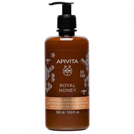 Gel douche au miel royal, 500 ml, Apivita