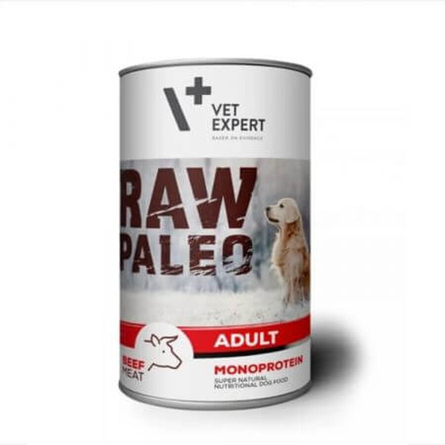 Rauw Paleo rund natvoer voor volwassen honden Rauw Paleo, 400 g, VetExpert