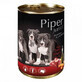 Natvoer met runderhart en wortels voor honden, 400 g, Piper Junior