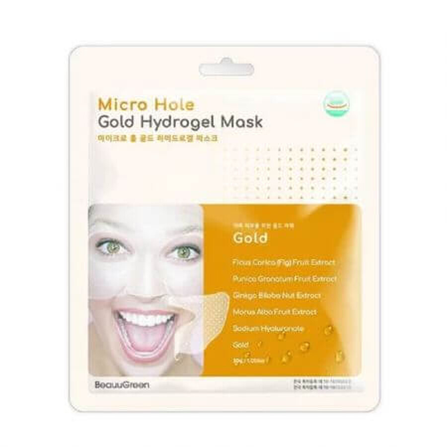 Masque hydrogel or, 28 g, Beauugree