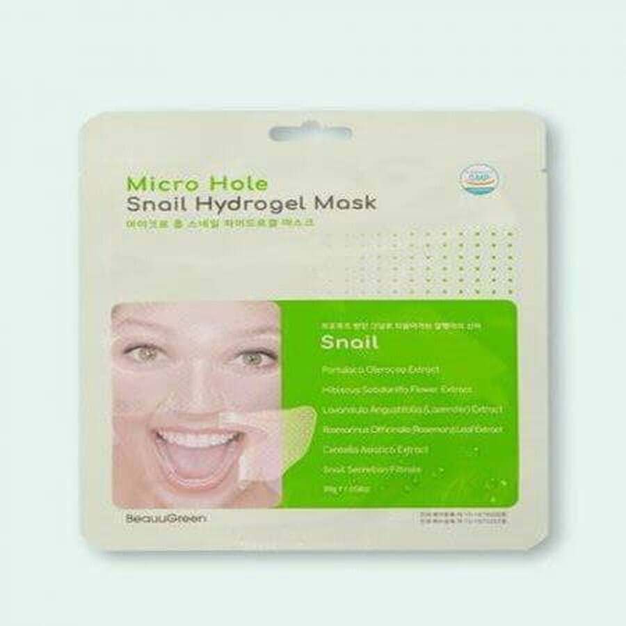 Hydrogelmaskertje van slak, 28 g, Beauugreen