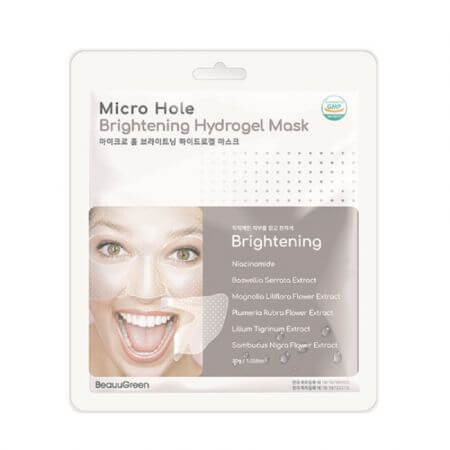 Hydrogelmasker voor helderheid, 28 g, Beauugreen