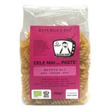 Pasta ecologica, senza glutine, a base di riso, mais, ceci Ricetta n. 2, 250 g, Repubblica Bio