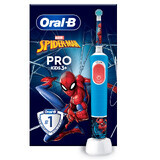 Vitality Pro Kids Spider-Man elektrische tandenborstel voor kinderen 3+ jaar, Oral-B