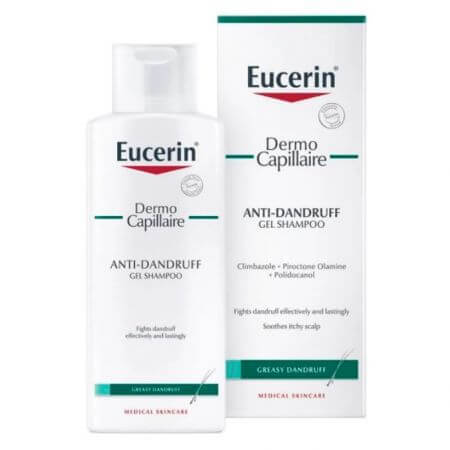 Eucerin DermoCapillaire Shampooing Crème Antipelliculaire, 250 ml