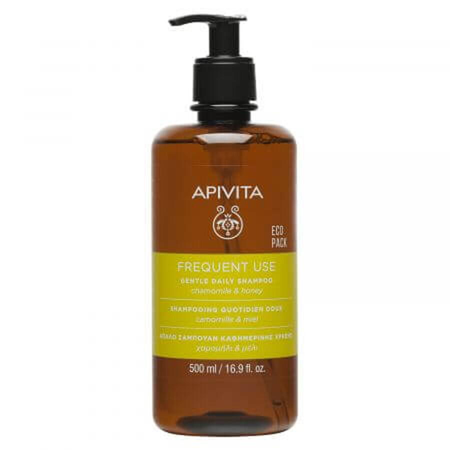 Shampoo per uso frequente, 500 ml, Apivita