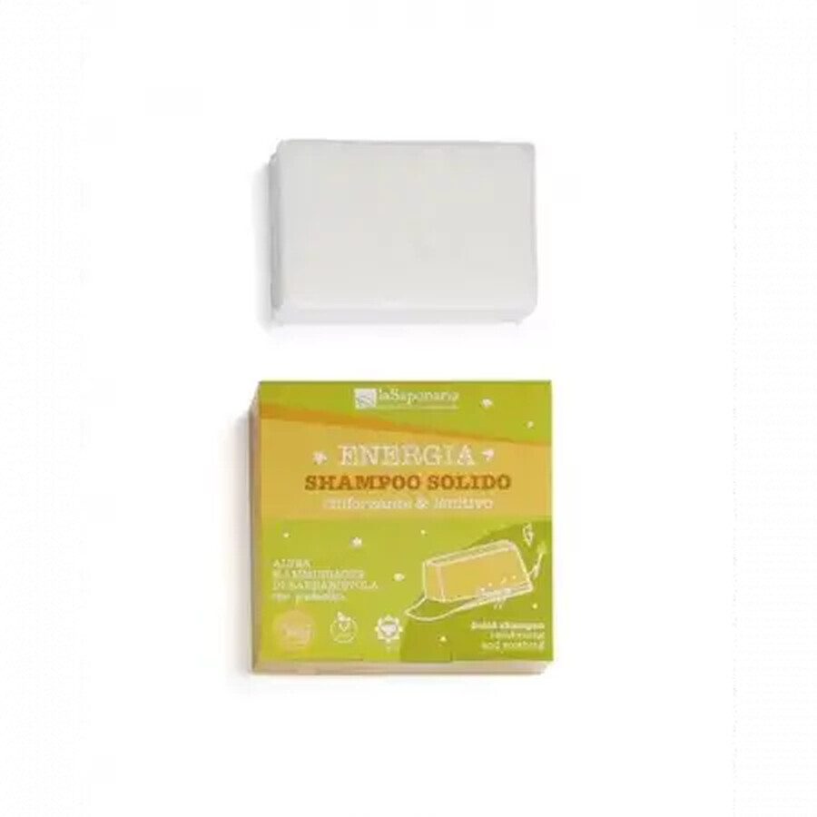 Shampoo solido per capelli normali e secchi, 50 g, La Saponaria