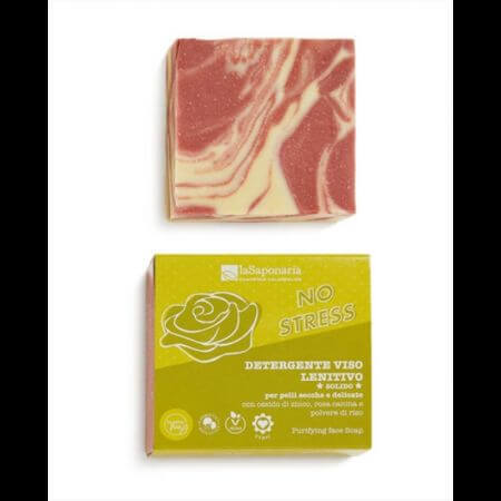 No Stress solid face soap, 70 gr, La Saponaria