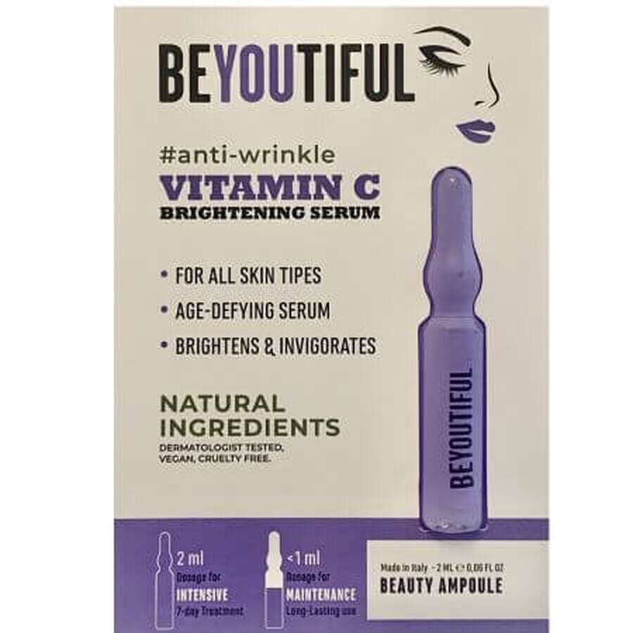 Vitamin C Hautserum mit Fläschchen, 2 ml, Beyoutiful