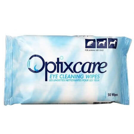 Salviette umidificate Eye Cleaner, 50 pezzi, Optixcare