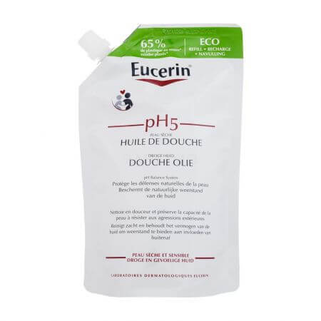 Eucerin pH5 Eco Navulbadolie, 400 ml