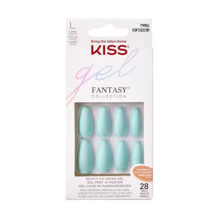 Faux ongles sculptés Fantasy, Block It Up Long Coffin, Kiss