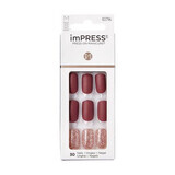 Unghie finte Impress, Hero Medium Squoval, Kiss