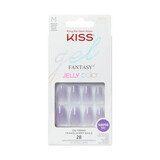 Fantasie Jelly Kunstnagels, Medium Coffin, Kiss