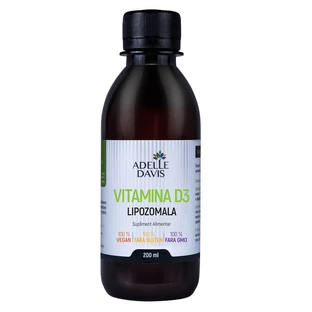 Vitamine D3 liposomale, liquide, 200 ml, Adelle Davis