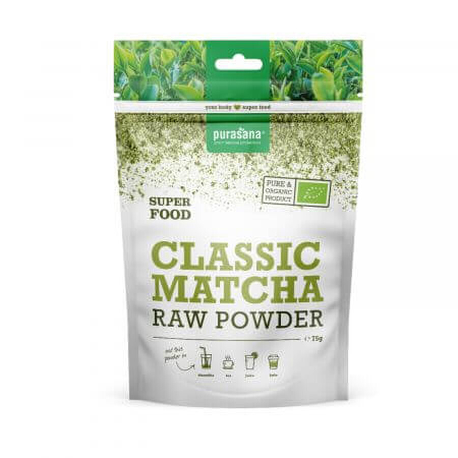 Classic Matcha Rauw Poeder, 75 g, Purasana