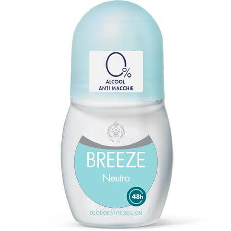 Déodorant Roll-On Neutre, 50 ml, Breeze