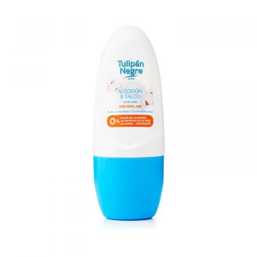 Roll-on Katoen &amp; Zwarte talk, 50 ml, Tulp