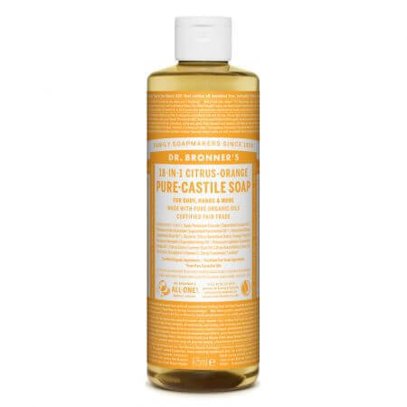 Savon magique liquide aux agrumes Castilia 18 en 1, 475 ml, Dr.