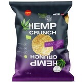 Biologische proteïnesnack met Himalayazout Hennep Crunch, 100 g, Veggy Crush