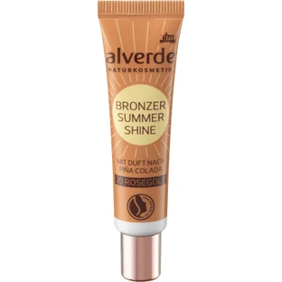 Alverde Naturkosmetik Bronzer w płynie Summer Shine - Nr. 20 Rosegold, 15 ml