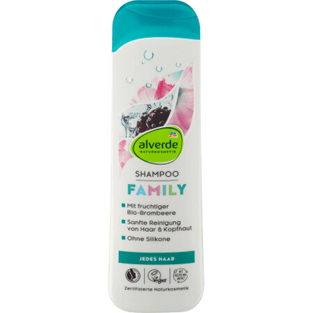 Shampoo Alverde Naturkosmetik Famiglia, 300 ml