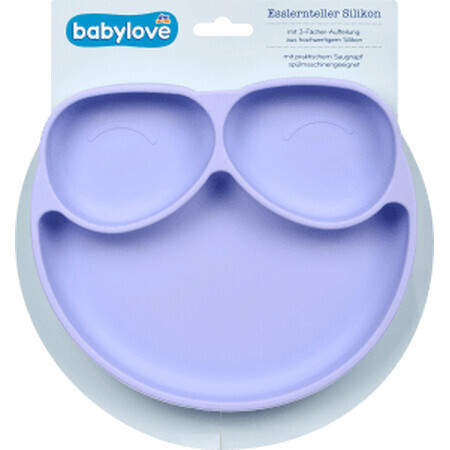 Babylove Silicone plate for children, 1 pc