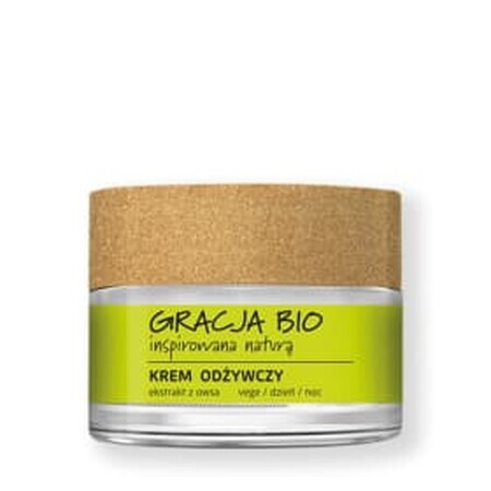 Gracja Bio Voedende gezichtscrème met haverextract dag-nacht, 50 ml