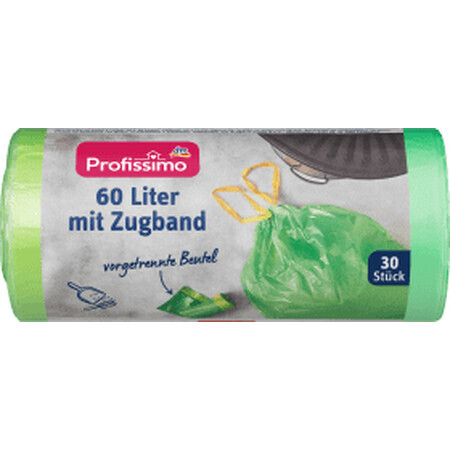 Profissimo Müllsäcke Cord 60L, 30 Stück