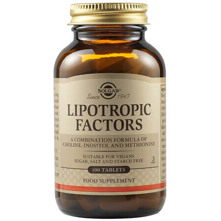 Lipotrope Factoren, 50 tabletten, Solgar