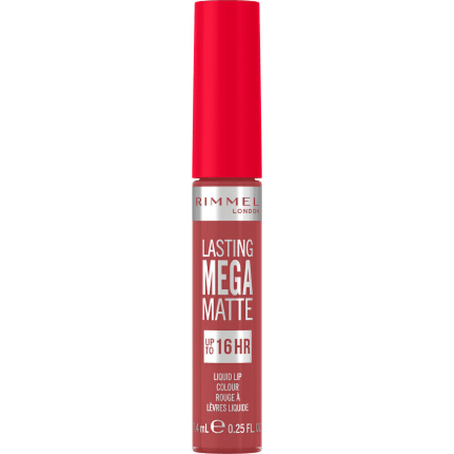 Rimmel London Rouge à lèvres liquide Lasting Mega Matte No.210 ROSE & SHINE, 1 pc