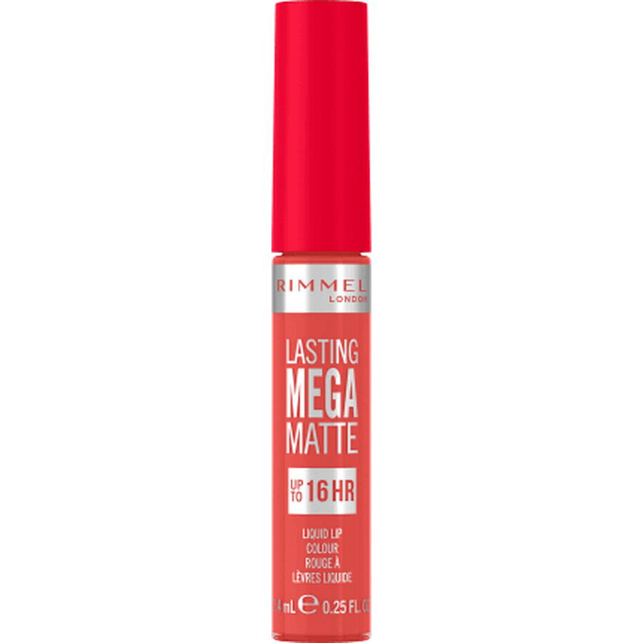 Rimmel London Lasting Mega Matte Ruj lichid N.600 CORAL SASS, 1 buc